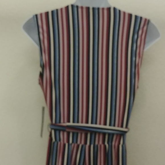 Anthropologie- Donna Morgan Striped Jumpsuit - Picture 10 of 16